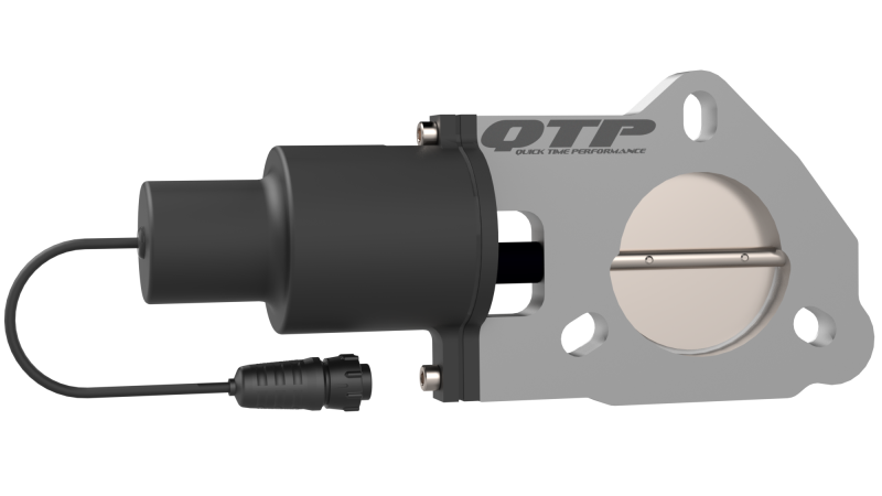 QTP 2.25in Bolt-On QTEC Electric Cutout Valve - Single QTEC225