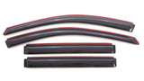 AVS 08-17 Buick Enclave Ventvisor In-Channel Front & Rear Window Deflectors 4pc - Smoke 194657