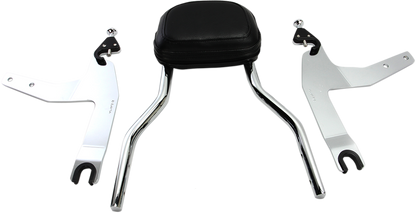 COBRA Backrest Kit - 14" - Chrome - Softail 602-2002