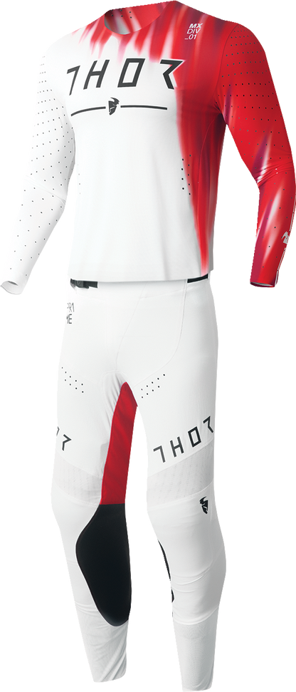 THOR Prime Freeze Jersey - White/Red - Large 2910-7463