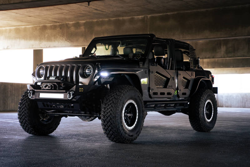 DV8 Offroad 18-23 Jeep Wrangler JL Slim Fender Flares FDJL-07