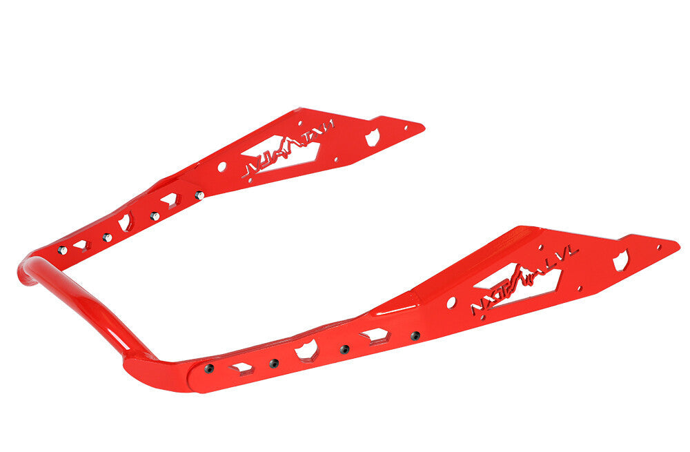 PRO ARMOR Nxt Lvl Rear Bumper Black/Red Pol NXPRB231-RD