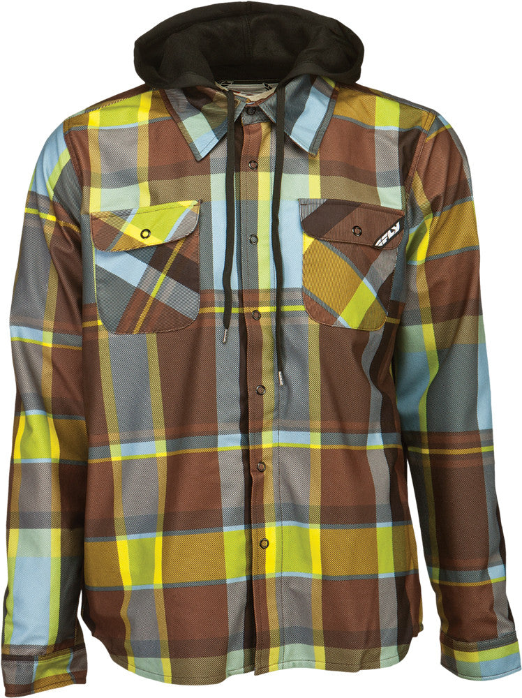 FLY RACING Tactile Jacket Teal/Yellow/Brown 2x 354-60792X