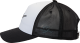 IN STOCK ALPINESTARS Advantage Tech Trucker Hat - White/Black - One Size 1212811602010OS