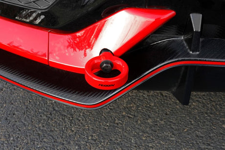 Perrin 10th Gen Civic SI/Type-R/Hatchback Tow Hook Kit (Rear) - Red PHP-BDY-251RD