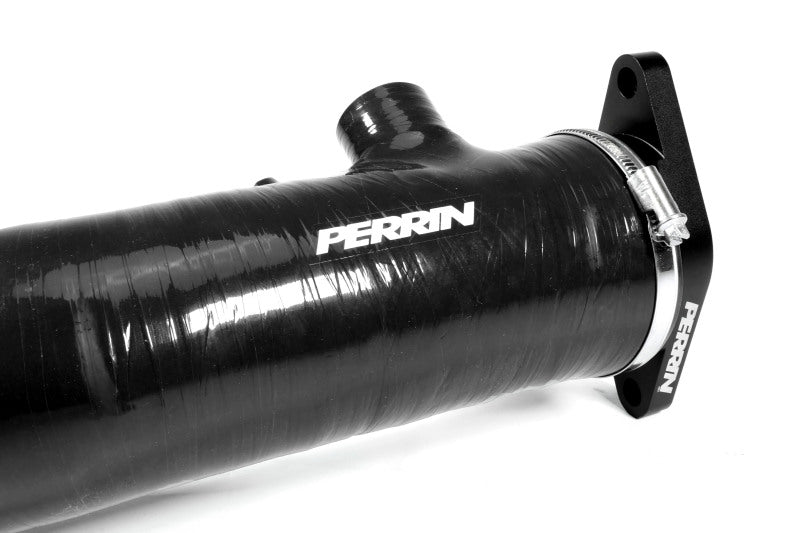 Perrin 2022+ Subaru WRX Black 3in Turbo Inlet Hose w/ Nozzle PSP-INT-425BK