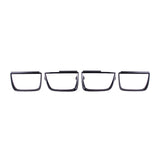 ANZO 2010-2013 Chevrolet Camaro Taillight Bezels - 4pc Gloss Black 351002