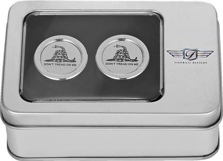 FIGURATI DESIGNS Docking Hardware Covers - Don't Tread On Me FD40-DC-2730-SS