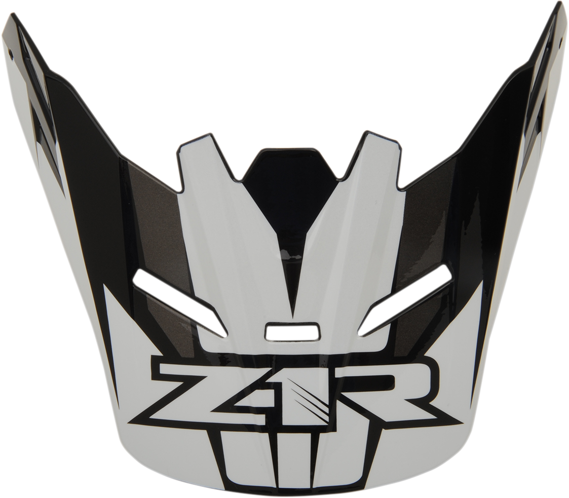 Z1R Youth Rise Visor Kit - Ascend - Black/White 0133-1056