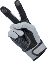 BILTWELL Baja Gloves - Gray - Small 1508-1101-302