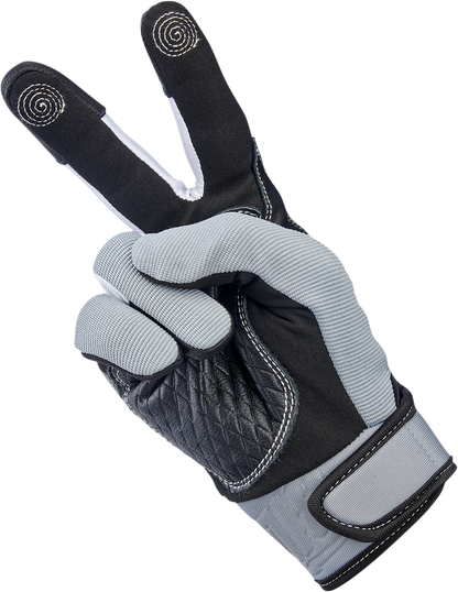 BILTWELL Baja Gloves - Gray - XL 1508-1101-305