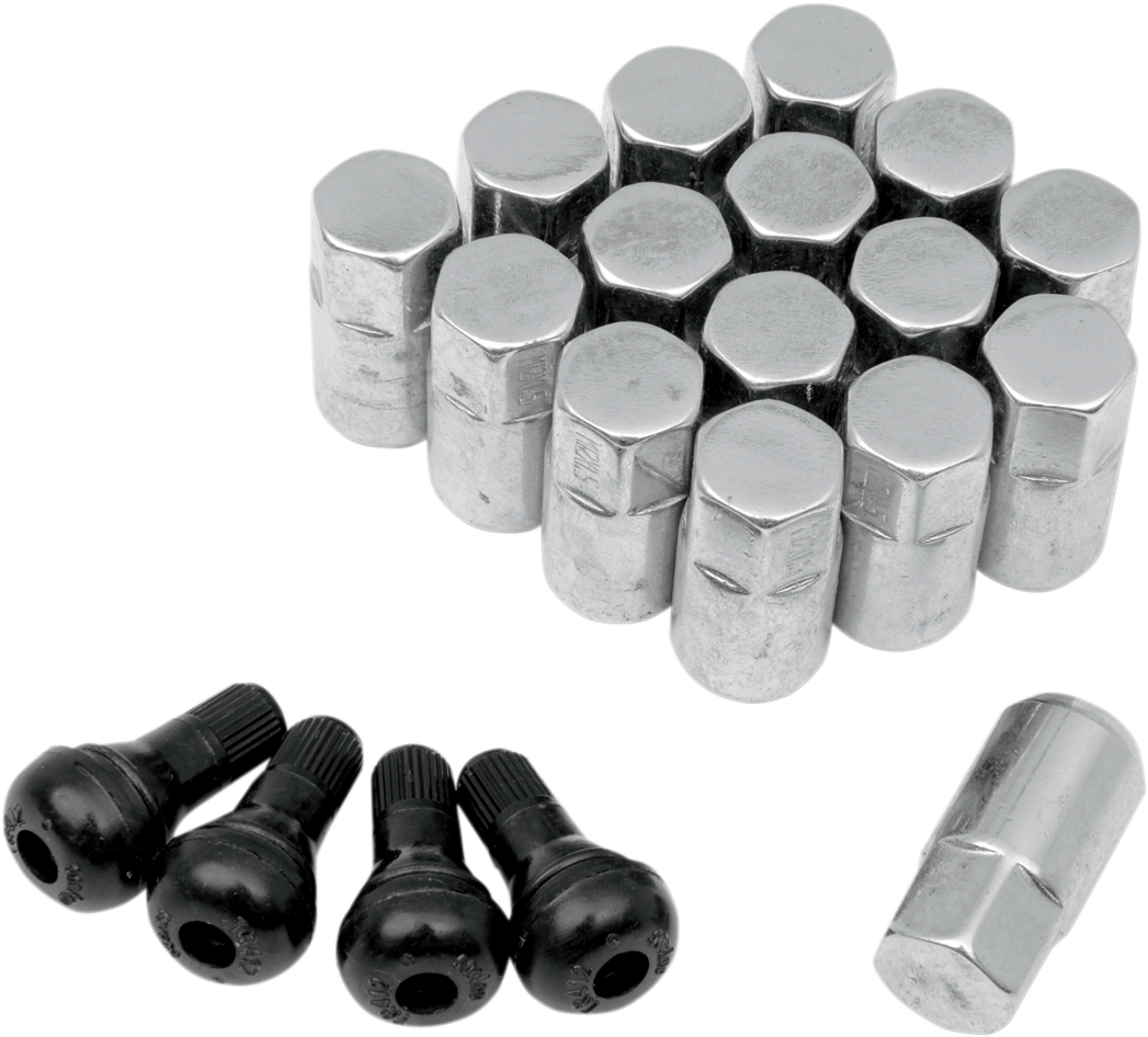 MOOSE UTILITY Lug Nut - 12 mm x 1.50 - Chrome - 16 Pack SP300MO207