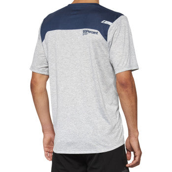 100% Airmatic Jersey - Short-Sleeve - Gray/Midnight - Medium 40014-00016