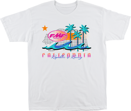 FMF Wavy T-Shirt - White - XL SU22118908WHXL 3030-22247