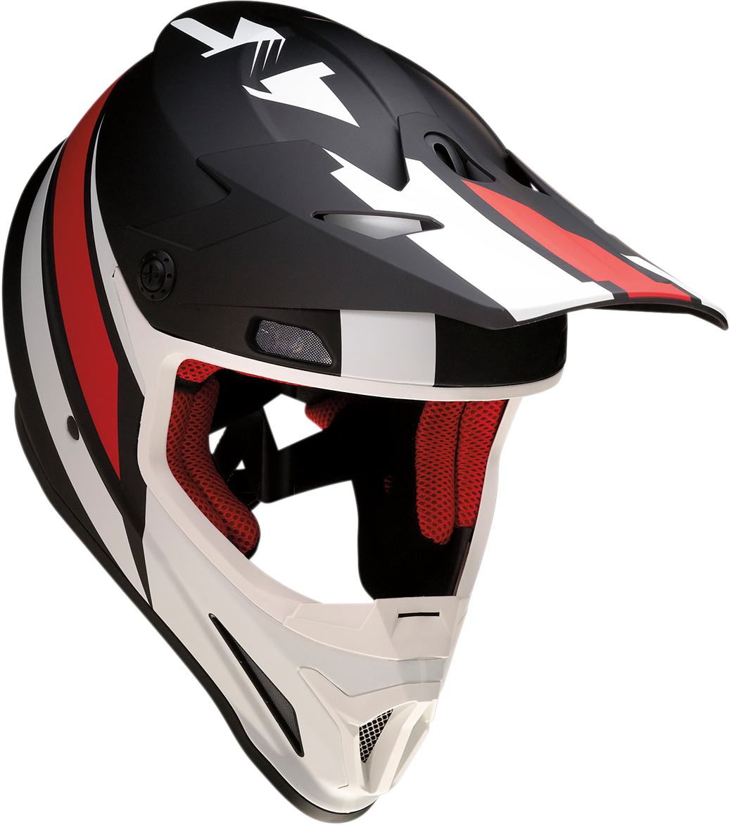 Z1R Rise Helmet - Evac - Matte Black/Red/White - XS 0110-6636