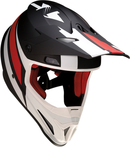 Z1R Rise Helmet - Evac - Matte Black/Red/White - XS 0110-6636