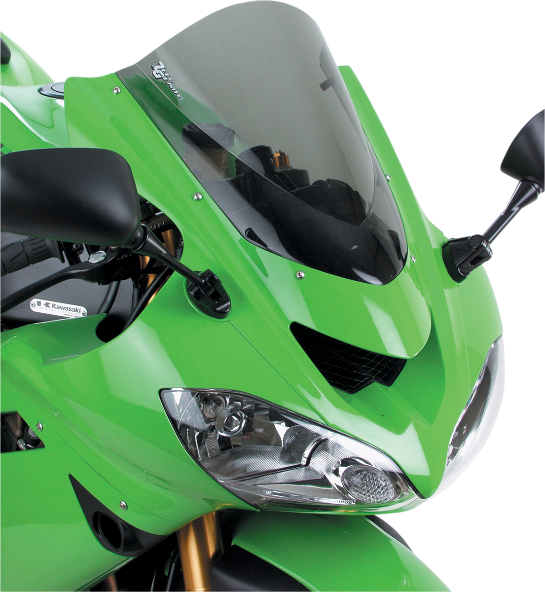 Zero Gravity Double Bubble Windscreen - Smoke - ZX10R 16-261-02