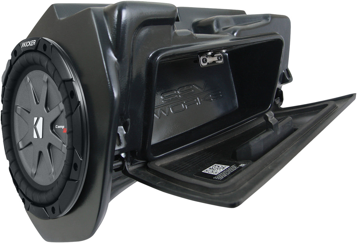 SSV WORKS Under Dash 10" Kicker Sub Pol RZ3-GB10K