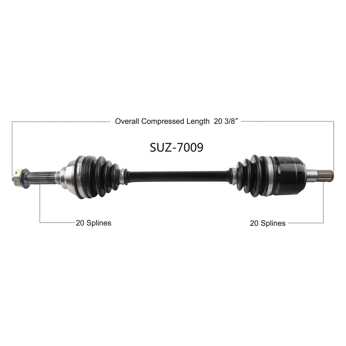 OPEN TRAILOe 2.0 Axle Front RightSUZ-7009