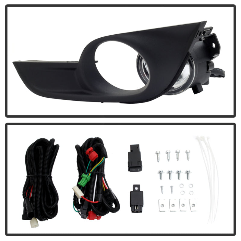 Spyder Nissan Altima 2013-2015 Sedan Daytime DRL LED Running Fog Lights w/Switch Clear FL-DRL-NA13-C 9031649