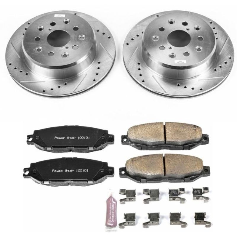 Power Stop 95-00 Lexus LS400 Rear Z23 Evolution Sport Brake Kit K5061