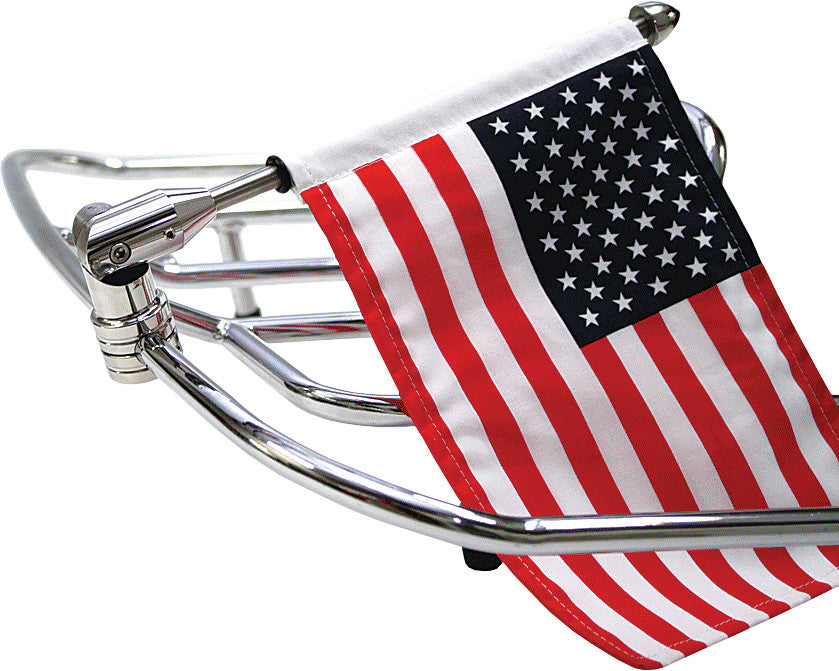 PRO PAD Usa 6x9 Flag W/Folding Mount For 1/2" Round Bar RFM-FLD