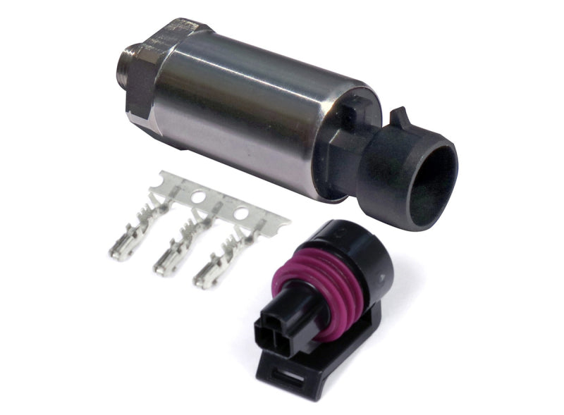 Haltech 150 PSI Motorsport (SS Diaphragm) Fuel/Oil/Wastegate 1/8 NPT Pressure Sensor (Incl Plug/Pin) HT-010910
