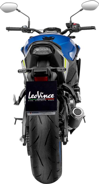 LEOVINCE LV-10 Slip-On Muffler -Carbon Fiber GSX-S 1000 GT 2022-2023 15245C