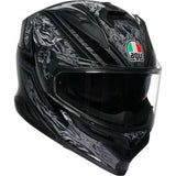 AGV K7 Helmet - Damascus - Black/Silver - Large 0101-17974