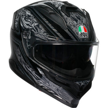 AGV K7 Helmet - Damascus - Black/Silver - XL 0101-17975