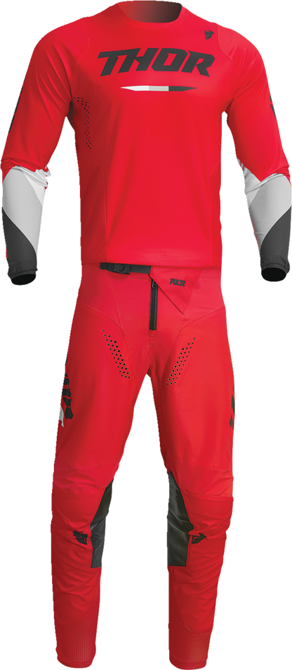 THOR Youth Pulse Tactic Jersey - Red - 2XS 2912-2203