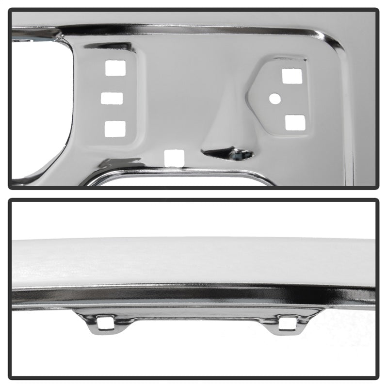 Spyder Ford F150 09-14 w/Fog Light Hole w/o Harley Model Front Bumper - Chrome (OEM 9L3Z17757B) 9948480