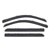 AVS 14-18 Toyota Corolla Ventvisor In-Channel Front & Rear Window Deflectors 4pc - Smoke 194989