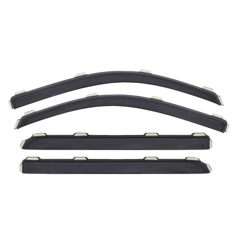 AVS 15-18 Chrysler 200 Ventvisor In-Channel Front & Rear Window Deflectors 4pc - Smoke 194997