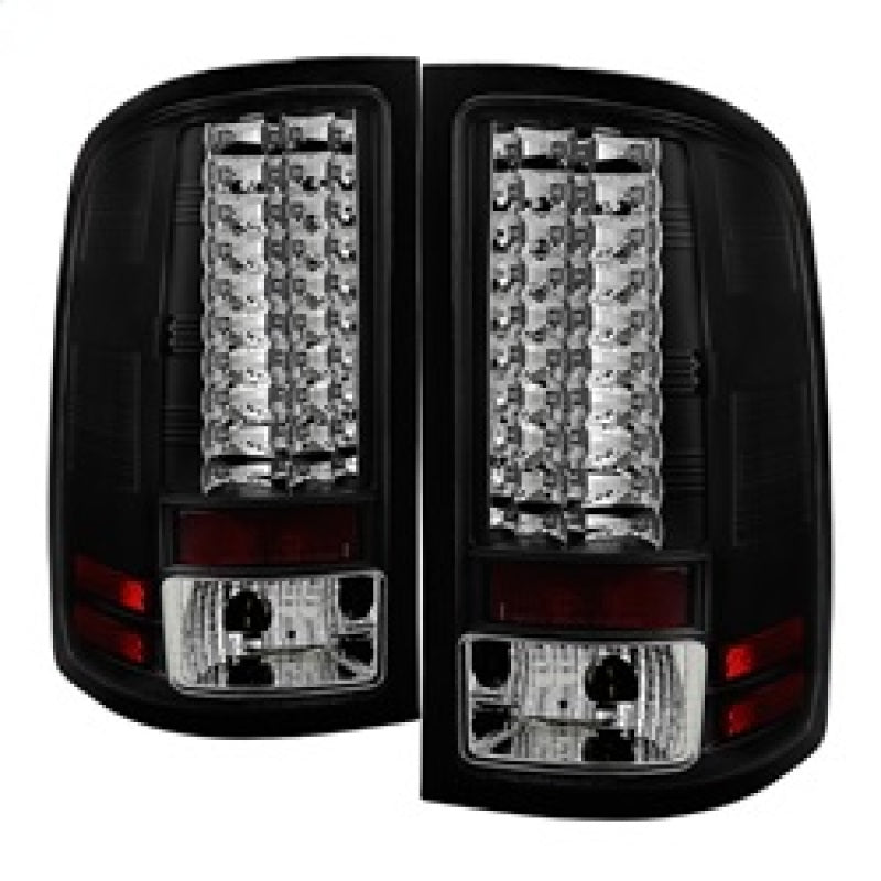 Spyder GMC Sierra 07-13 (Not fit 3500 Dually 4 Rear Wheels)LED Tail Lights Black ALT-YD-GS07-LED-BK 5014948