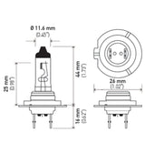 Hella Bulb H7 12V 70W PX26d T4.625 LAH7 70W