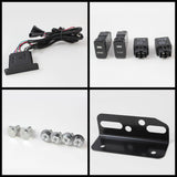 Spyder Toyota FJ Cruiser 07-14 Fog Lights With LED Daytime Running Lights w/swch Blk FL-DRL-TFJ07-BK 5075161