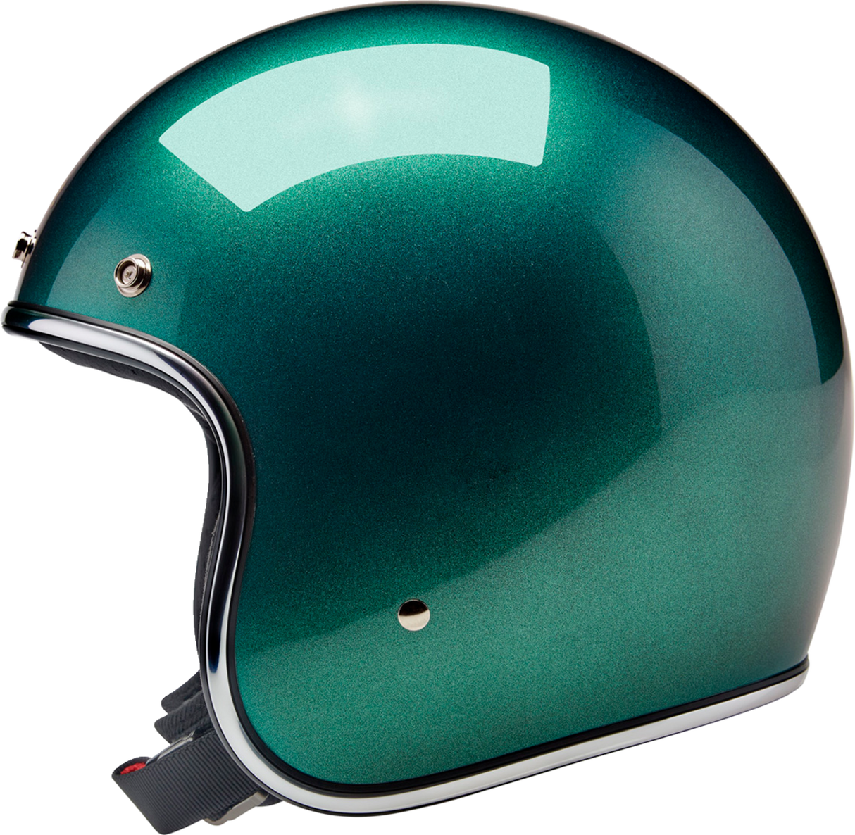 BILTWELL Bonanza Helmet - Metallic Catalina Green - Small 1001-358-202