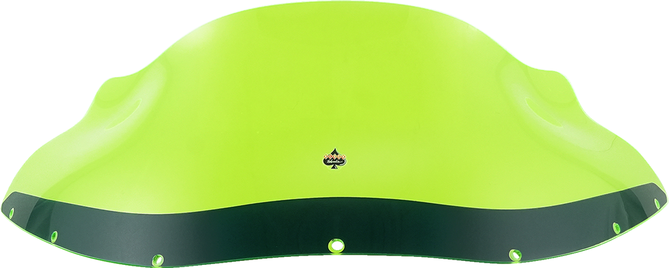 KLOCK WERKS Kolor Flare™ Windshield - 9" - Green Ice - FXRP KWW-02-0610