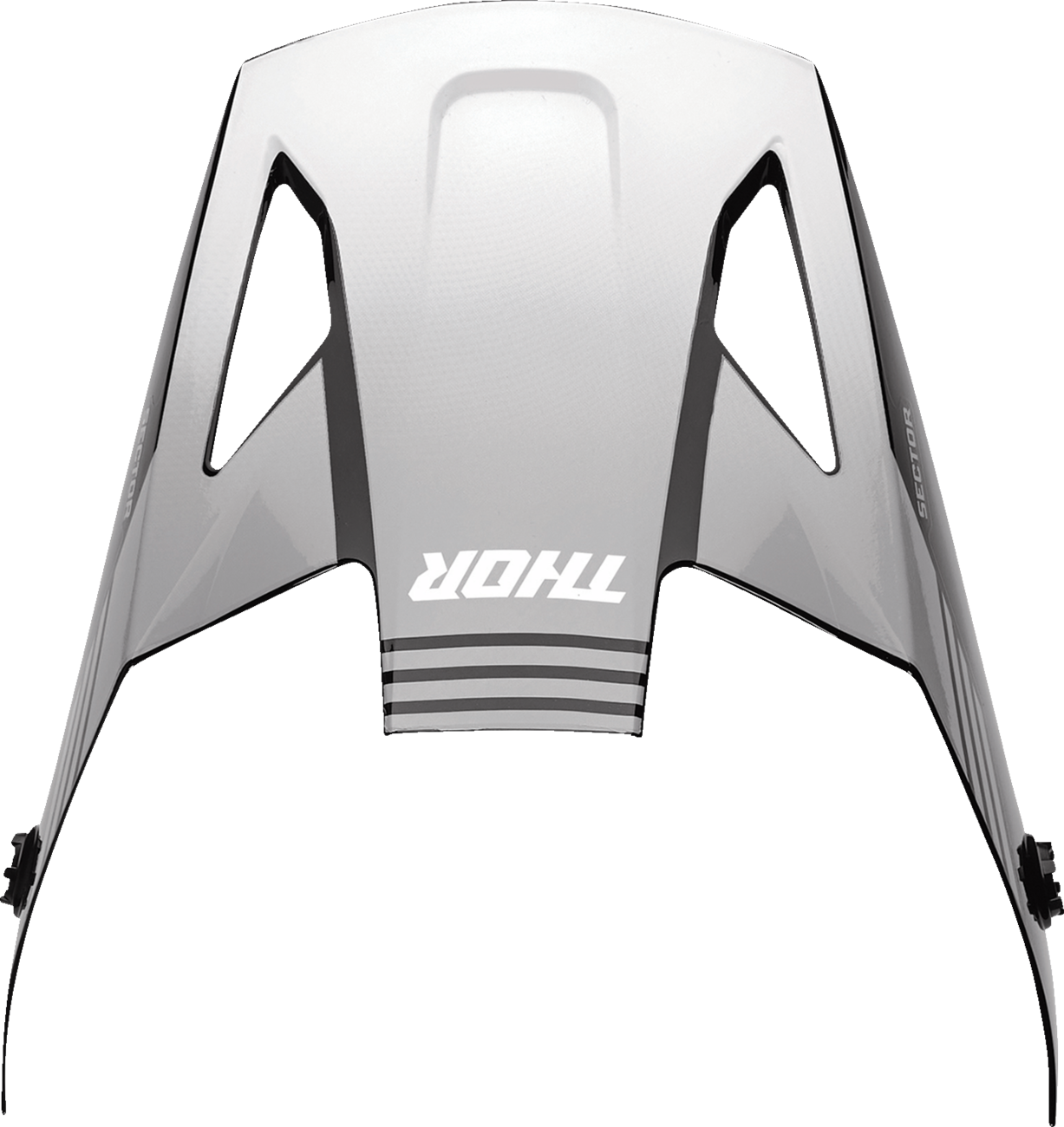 THOR Sector 2 Visor Kit - Carve - Black/White 0132-1661