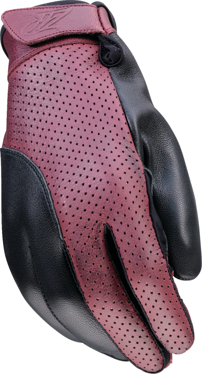 Z1R Women's Combiner Gloves - Black/Red - 2XL 3302-0896