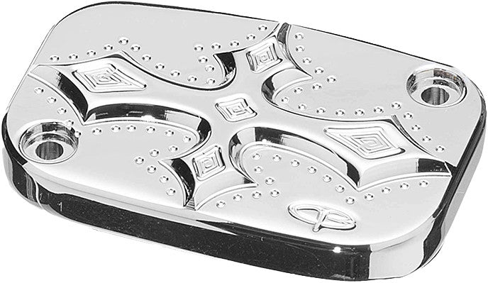 PREC. BILLET Upper Brake Cylinder Cover Darkside Chrome DRK-110-02UP-CHR