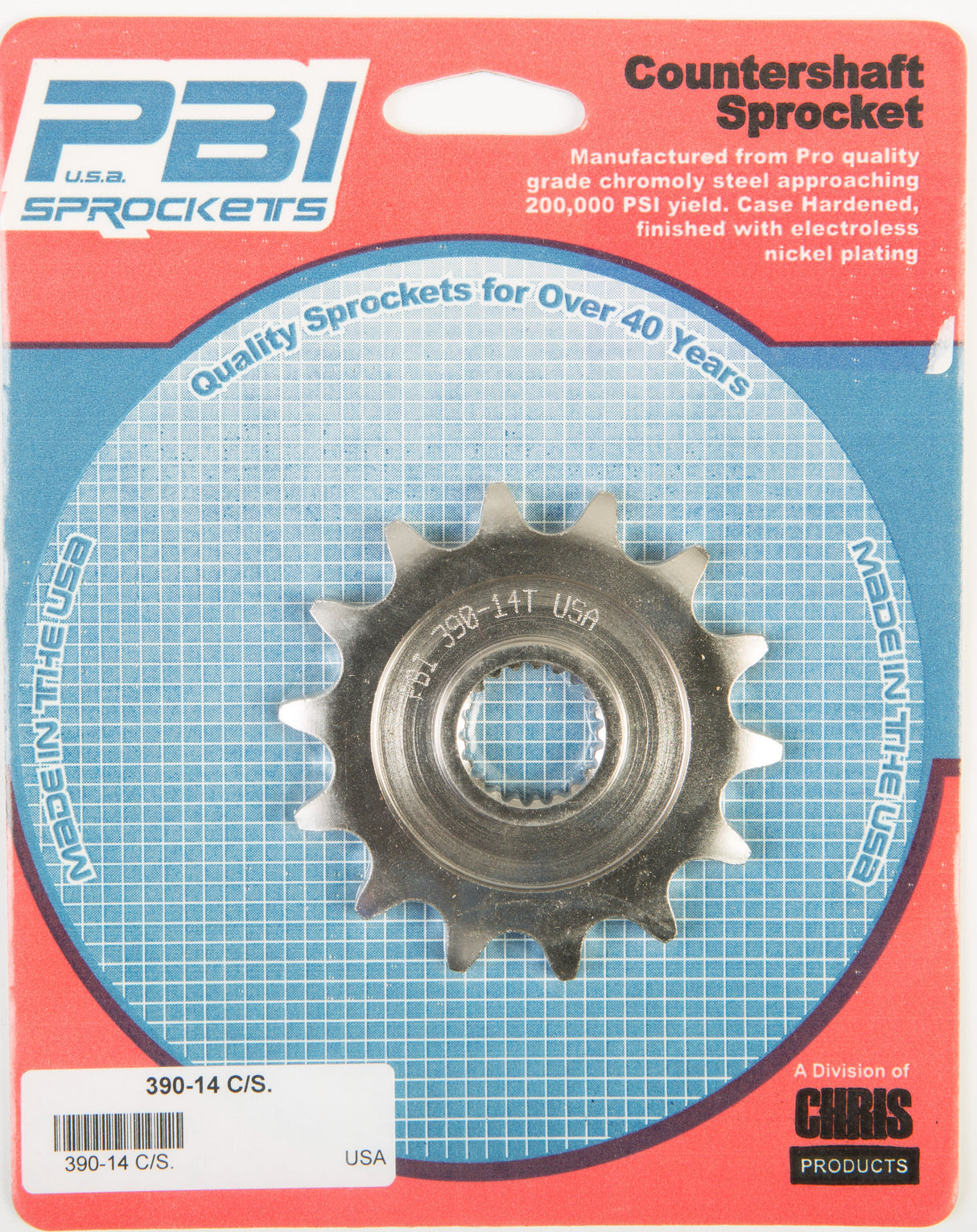 PBIFront Cs Sprocket Steel 14t-520 Hon390-14