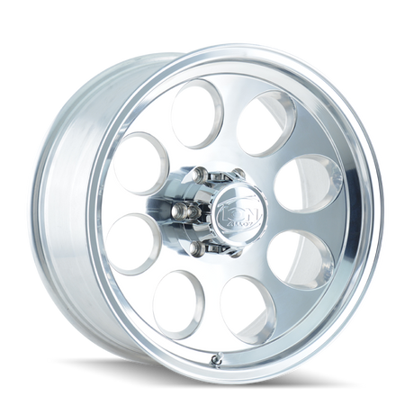 ION Type 171 17x9 / 8x165.1 BP / 0mm Offset / 130.8mm Hub Polished Wheel 171-7981P