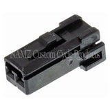 NAMZ AMP Multilock 2-Position Female Wire Plug Housing (HD 73152-96BK) NA-174463-2
