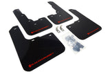 Rally Armor 13-16 Dodge Dart Black UR Mud Flap w/ Red Logo MF39-UR-BLK/RD