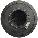 AEM Dryflow Air Filter - Round Tapered 6in Base OD x 5in Top OD x 5.5in H x 2.5in Flange ID 21-201D-XK