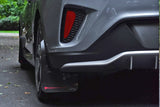 Rally Armor 2019+ Hyundai Veloster Turbo R-Spec UR Red Mud Flap w/ White Logo MF58-UR-RD/WH