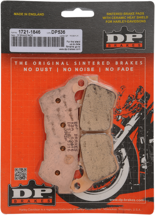 DP BRAKES Sintered Brake Pads - DP536 DP536