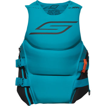 SLIPPERY Array Neo Vest - Aqua/Black - Small 143014-50502021